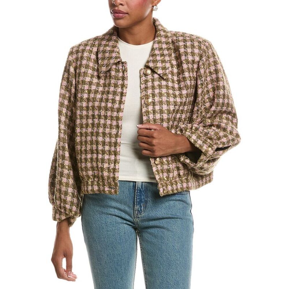 L’Agence Womens  Bridges Crop Jacket